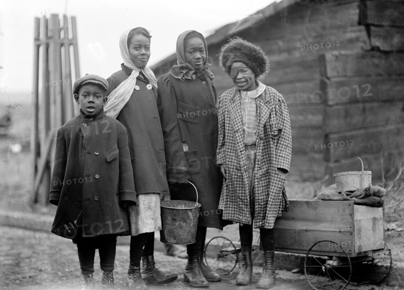 Members of an African-American family in Washington D.C.