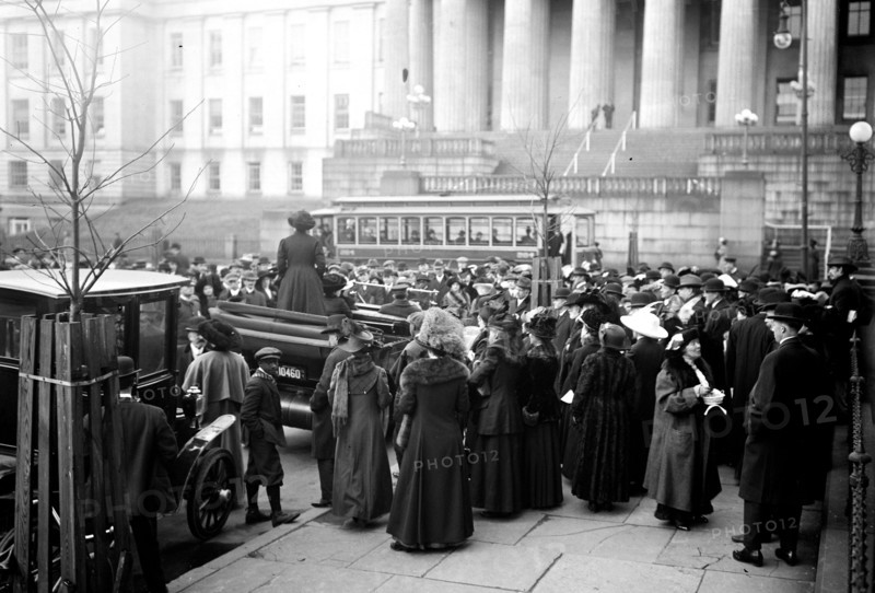 Woman Suffrage Advertising Parade