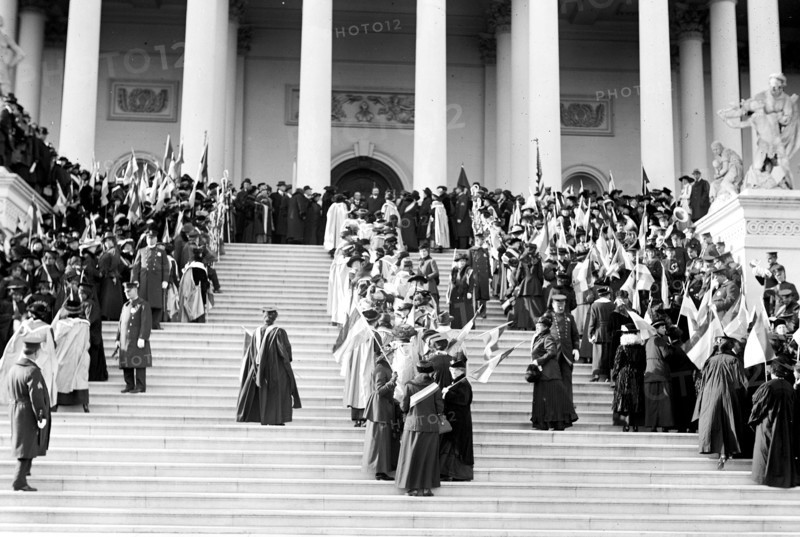 Woman Suffrage March on the Capitol