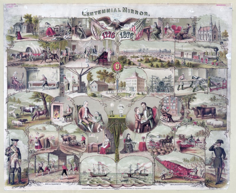 Centennial mirror