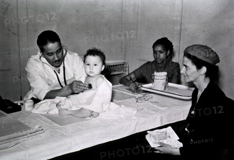View of an African American physician
