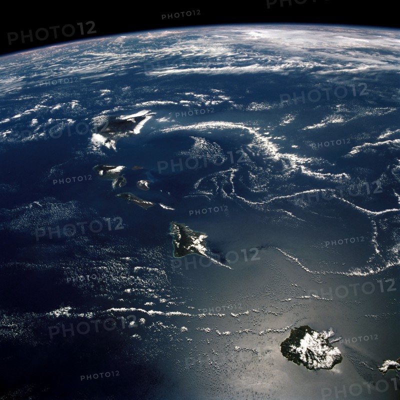 70mm northerly oriented frame over the Pacific Ocean
