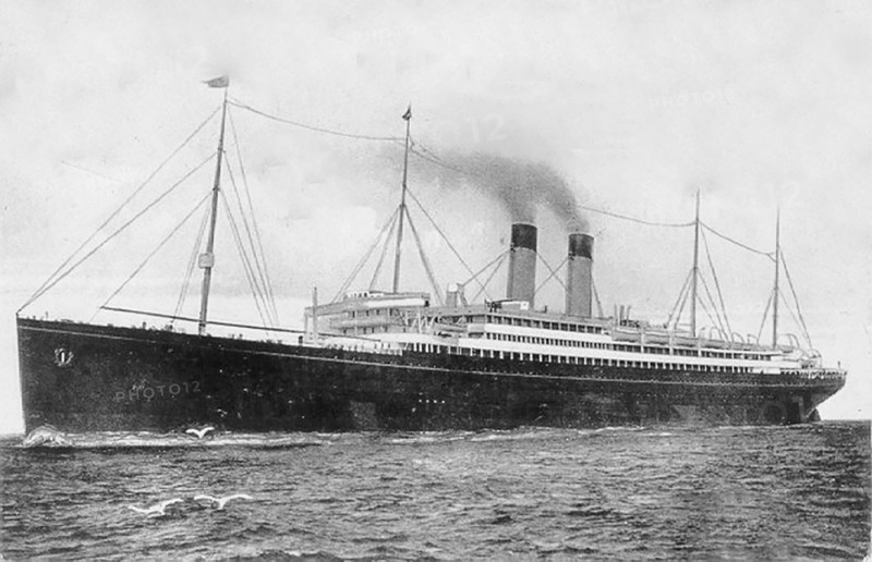 RMS Adriatic in an old postcard