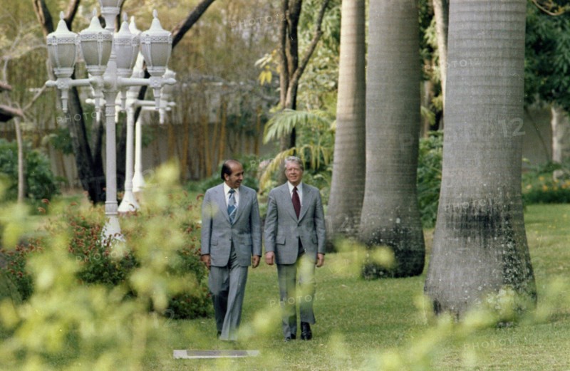 Jimmy Carter and President Carlos Perez