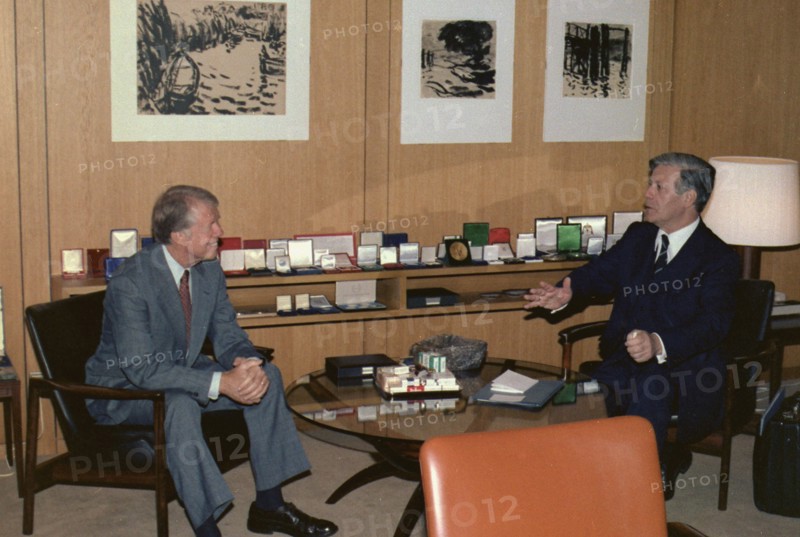 Jimmy Carter and Chancellor Helmut Schmidt
