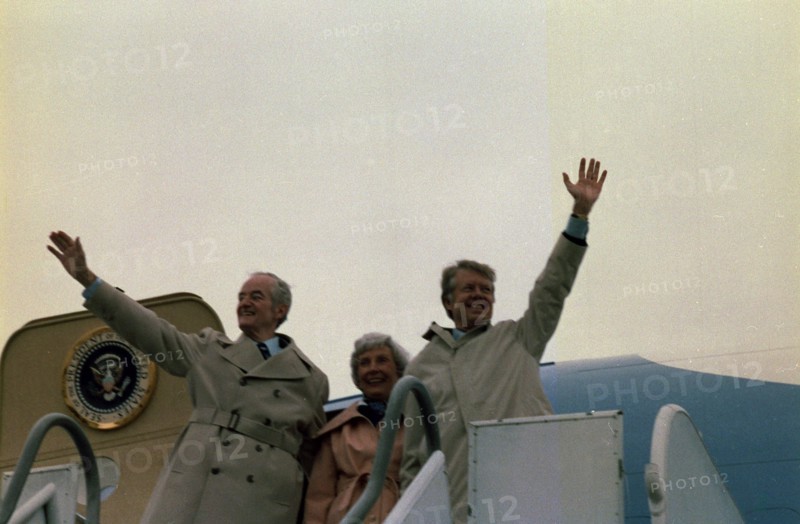 Jimmy Carter and Muriel Humphrey