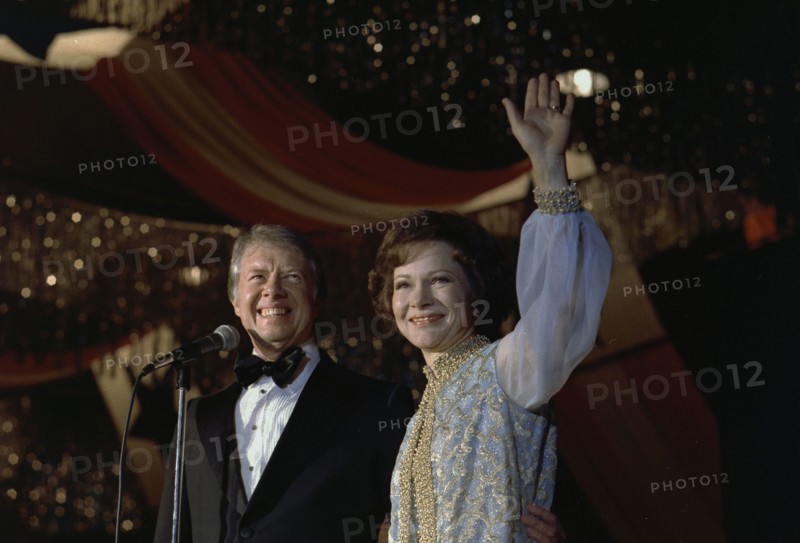 Photograph of President Jimmy Carter and Rosalynn Carter at the Inaugural Ball