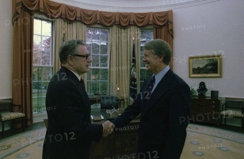 Nelson Rockefeller and Jimmy Carter