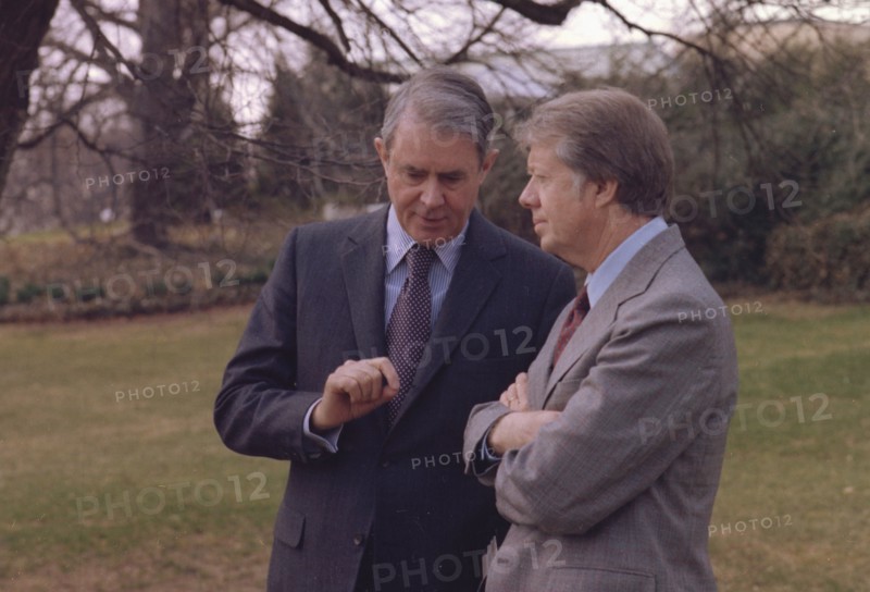 Jimmy Carter and Secretary of State Cyrus Vance