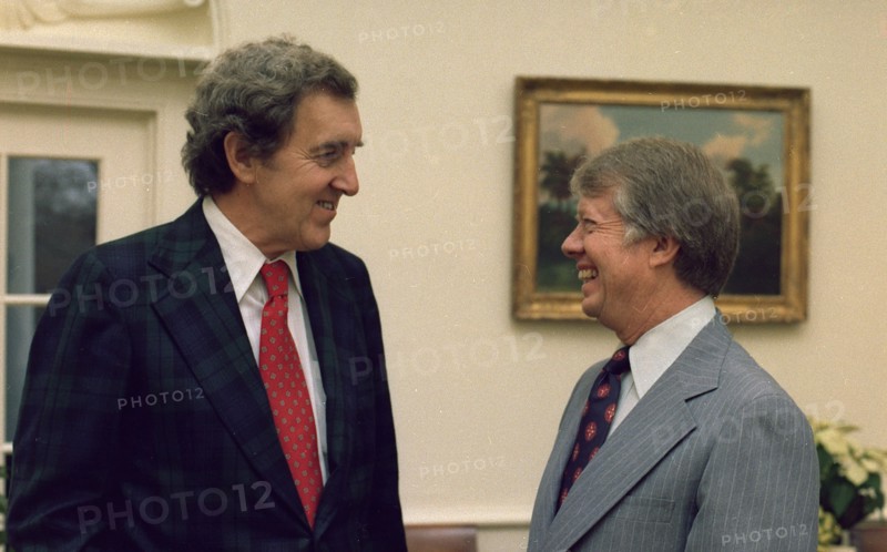 Senator Edmund Muskie with Jimmy Carter