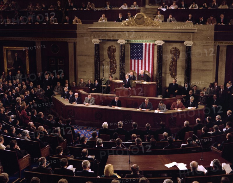 Jimmy Carter delivering his State of the Union Address