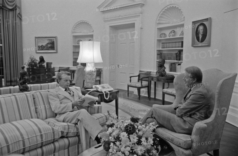 Jimmy Carter with Senator Robert Byrd