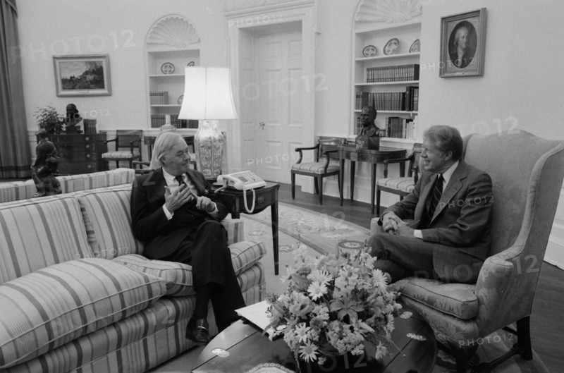 Jimmy Carter with Senator Patrick Moynihan