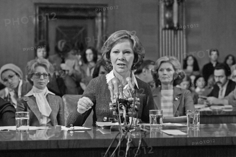 Rosalynn Carter testifies before Senate Sub-Committee