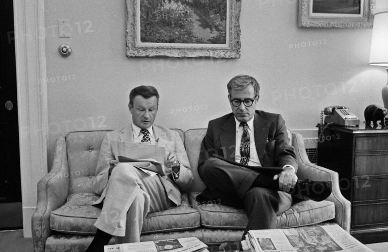 Zbigniew Brzezinski and Harold Brown