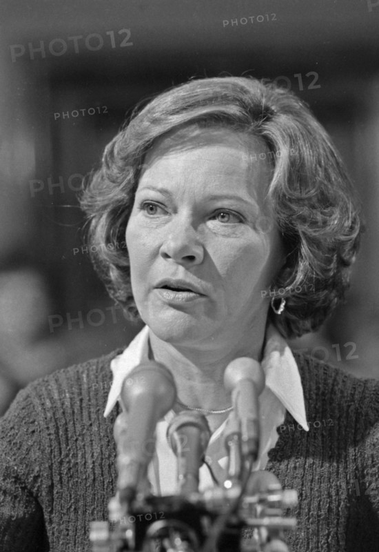 Rosalynn Carter testifies before Senate Sub-Committee