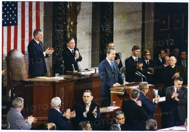 President Richard Nixon Making the State of the Union Address 1 20 1971.