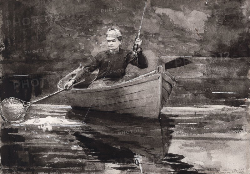 Netting the Fish - 1889
