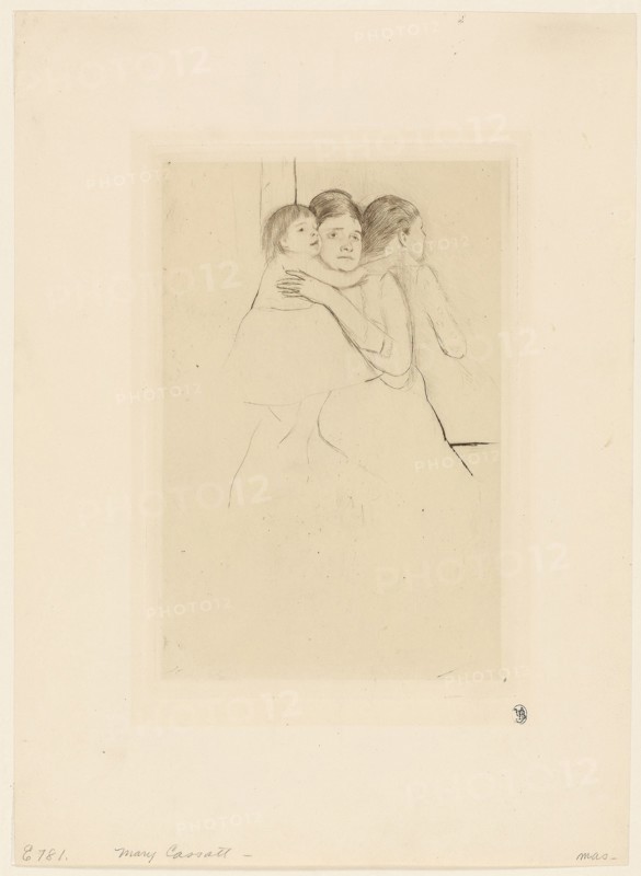 Mother Berthe Holding Her Child - 1889