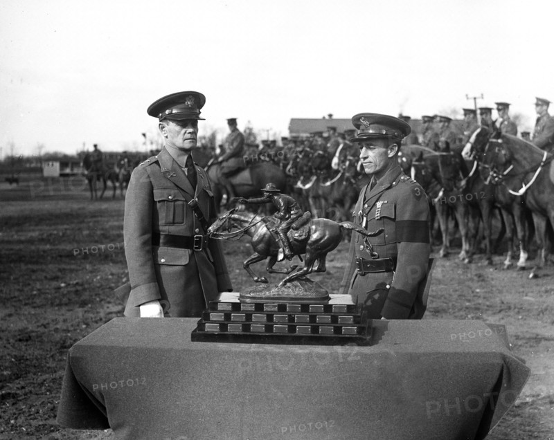 Fort Myer cavalry troop wins much coveted Goodrich Trophy March 1930.