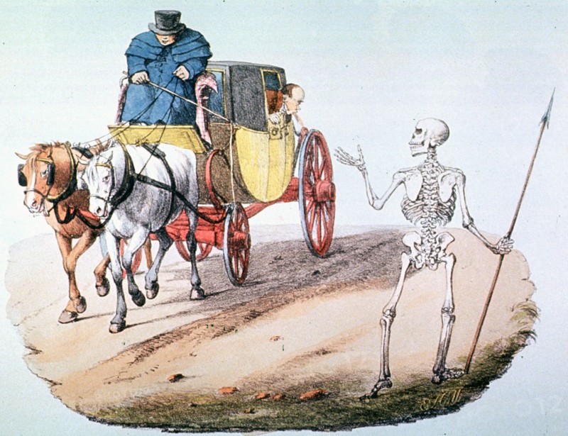 Death meeting coach ca. 1827