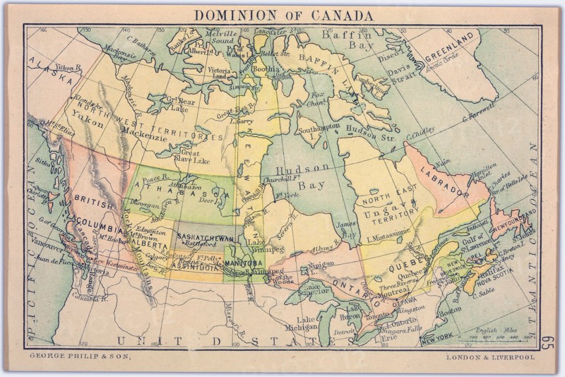 Dominion of Canada Map