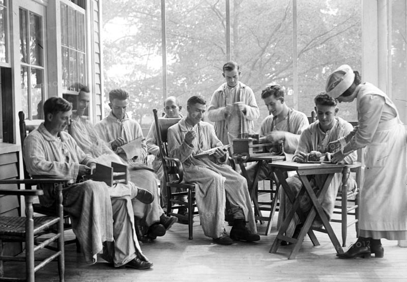 Patients at Walter Reed Hospital