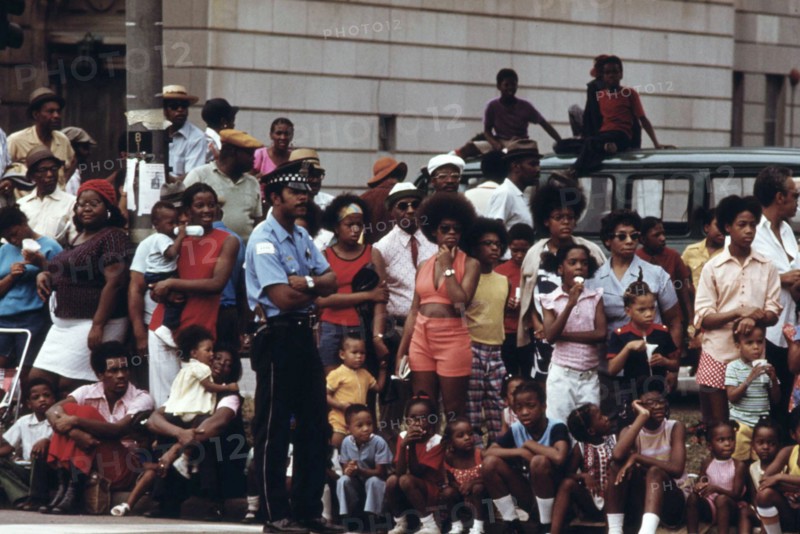 Members Of Chicago's South Side Black Community Line