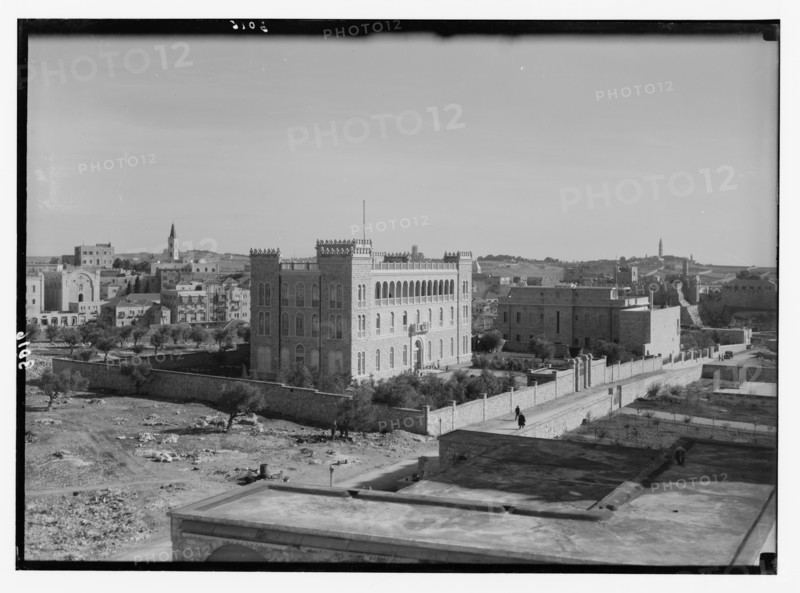 Newer Jerusalem and suburbs, The Jesuit seminary ca. 1920