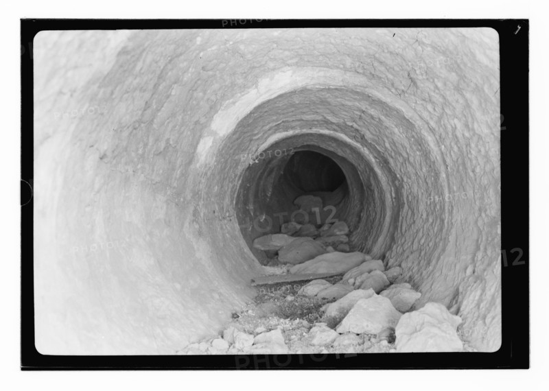 Ancient Roman aqueduct from Pools of Solomon to Jerusalem ca. between 1898 and 1946