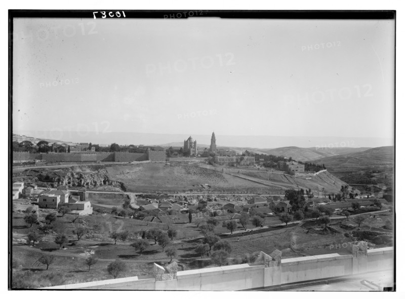 Jerusalem seen from the roof of King David Hotel ca. between 1934 and 1939