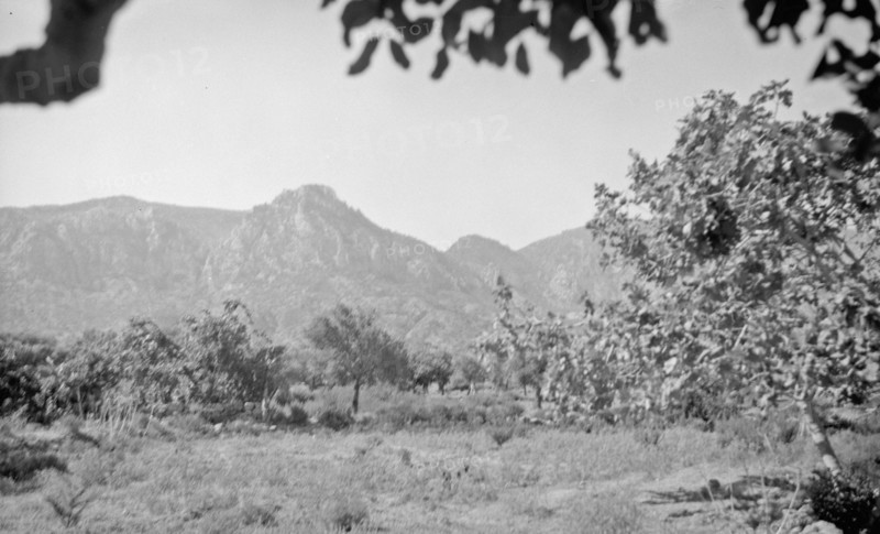 Cyprus, Kyoenia. Hill on top of which is St. Hilarion Castle ca. 1945
