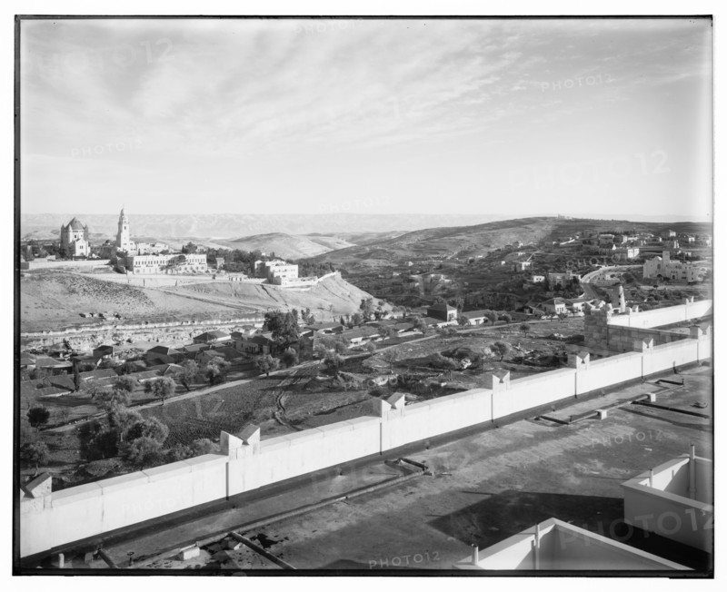 View of Jerusalem from the southwest from the King David Hotel ca. 1938
