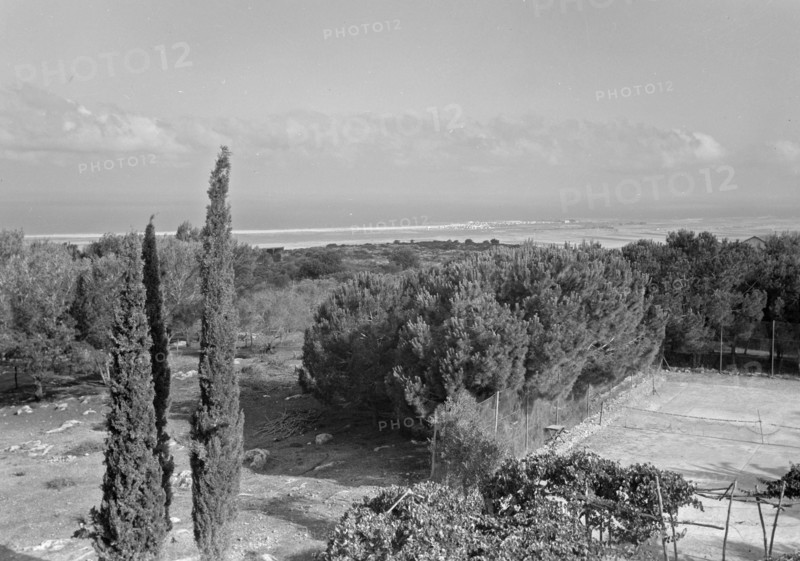 The vintage season at Zikh'ron Ya'aqov, July 24, 1939. Dora Schawrz's Recreation House, Zikhron Ya'akov ca. 1939