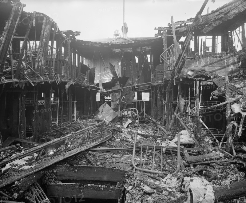 Norfolk & Washington Steamboat Company fire damage ca.  between 1910 and 1920