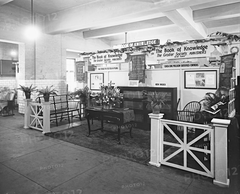 Grolier Society exhibit ca.  between 1910 and 1925