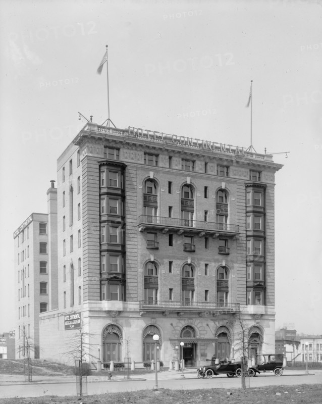 Hotel Continental Washington D.C. ca.  between 1910 and 1926