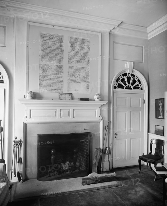 Gunston Hall interior, fireplace [Virginia] ca.  between 1910 and 1925