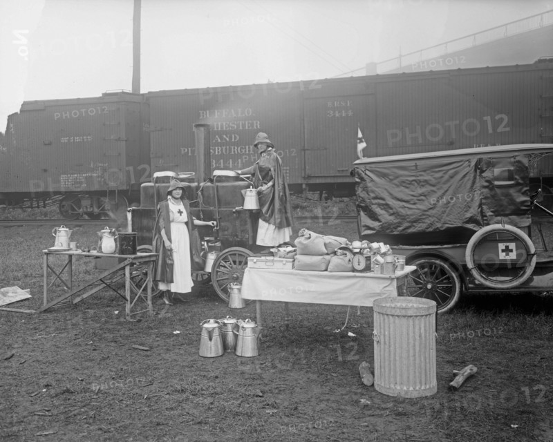 American Red Cross, Mrs. Anderson's kitchen, a field kitchen ca.  between 1910 and 1920