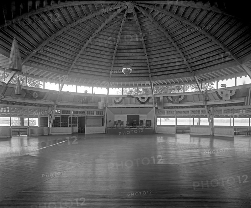 Empty ballroom at Arlington Beach, [Virginia] ca.  between 1910 and 1926