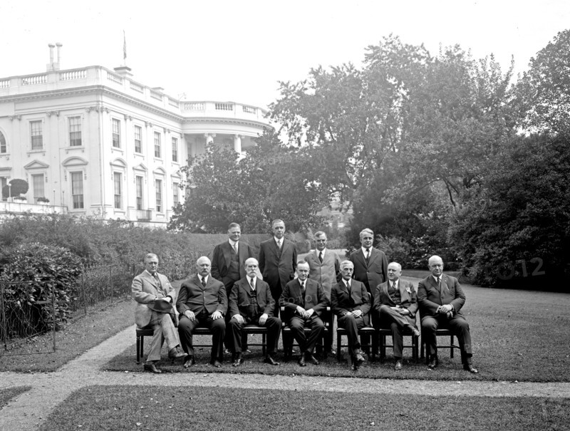 Calvin Coolidge Cabinet, [White House, Washington, D.C.]. ca.  between 1910 and 1920