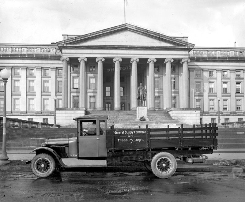 United States Treasury General Supply Committee Truck Washington, D.C. ca.  between 1910 and 1925