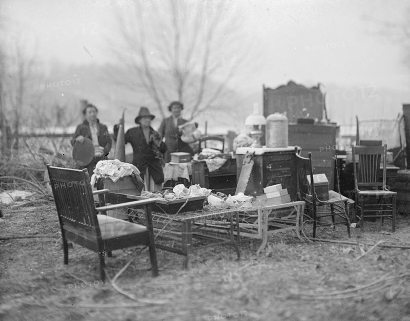 Belongings of a flood victim in the Potomac flood ca. between 1909 and 1923