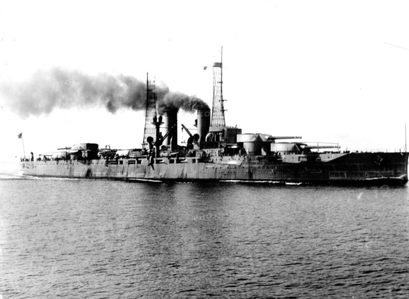 Naval ship U.S.S. Texas ca. between 1909 and 1919