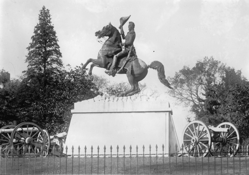 General Andrew Jackson statue in Washington D.C.  ca. between 1909 and 1919