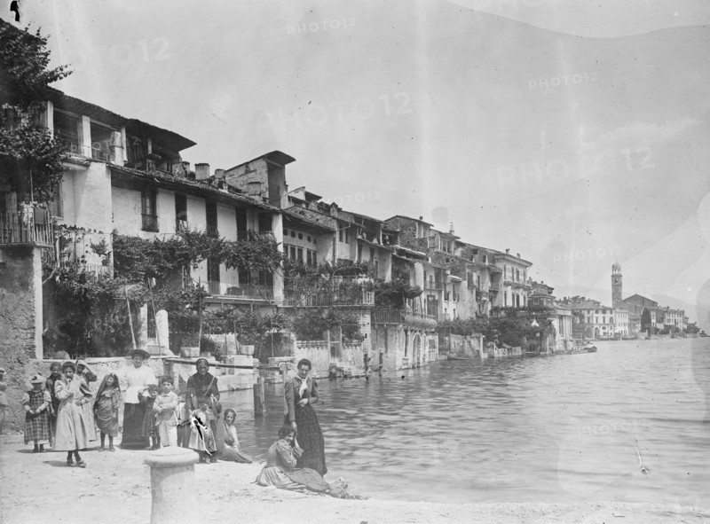 Austria lake border in Austria Tyrol ca. between 1909 and 1919