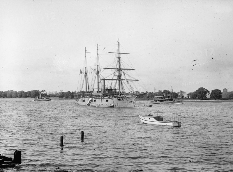 U.S.S. Nantucket, training ship ca. between 1909 and 1920