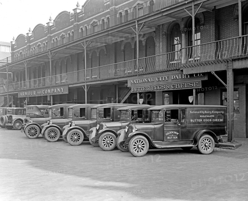 Semmes Motor Co., National City Dairy Company trucks ca. between 1909 and 1940