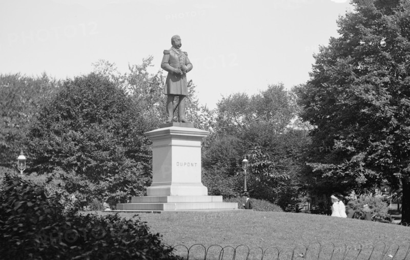 DuPont statue, Washington D.C. ca. between 1909 and 1923