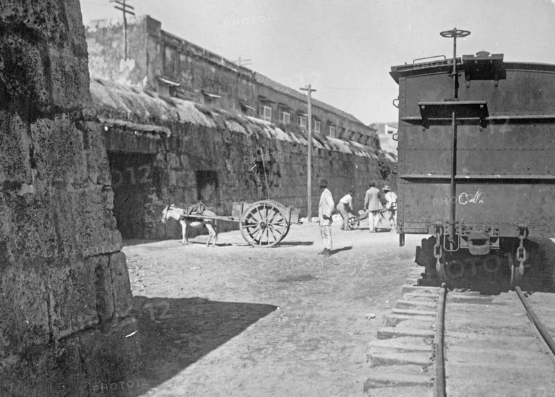Cartagena Columbia, ancient wall built by Phillip II of Spain ca. between 1909 and 1920